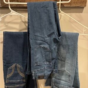 Classic Blue Denim Jeans Hollister, American Eagle, Wrangler